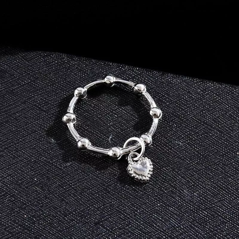 2022 New Trendy Small Retro Baroque Style Love Pendant Ring Female Korean Personality Ring Ring for Women Gifts for Girlfriend 2022 New Trendy Small Retro Baroque Style Love Pendant Ring Female Korean Personality Ring Ring for Women Gifts for Girlfriend
